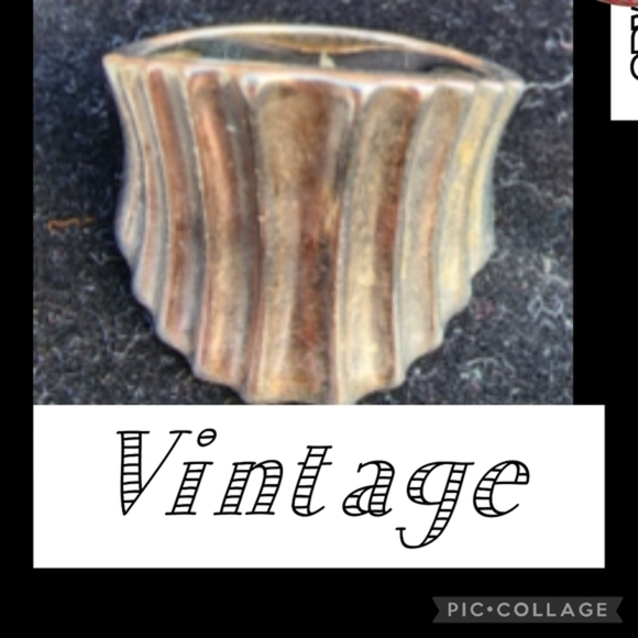 Vintage Unisex Convex  Sterling‎ Ring  9 - Picture 4 of 8